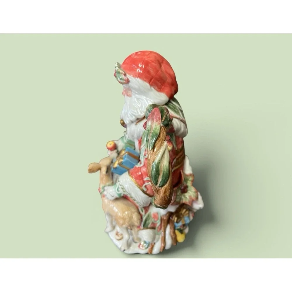Fitz &‎ Floyd Classics Enchanted Holiday Santa Claus Teapot Tea Pot Pitcher Xmas